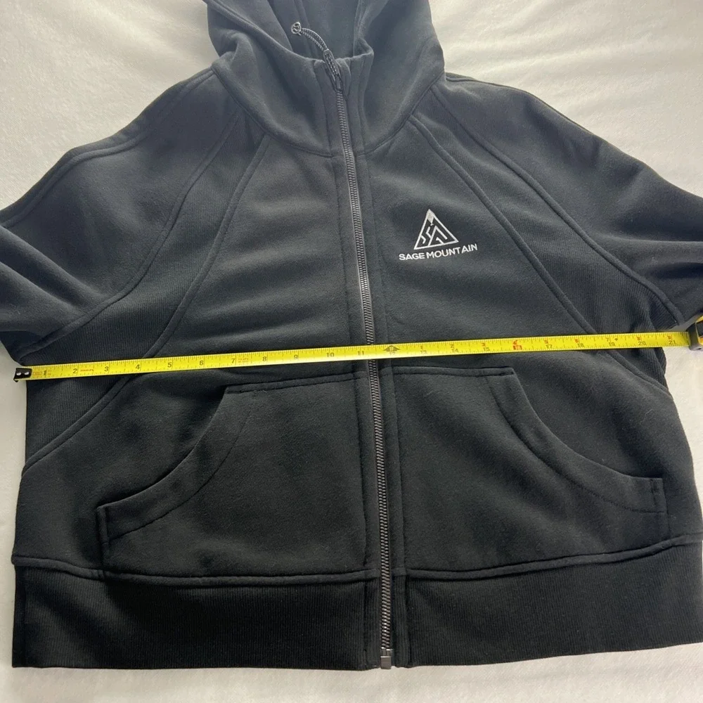 Lululemon Scuba Oversized Full Zip‎ Hoodie Size XS/S Blk Jacket Sage Mountain F9